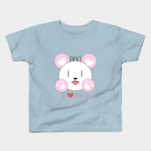 I Love Bear Bang Dream Hello Happy World Okusawa Misaki Kids T-Shirt